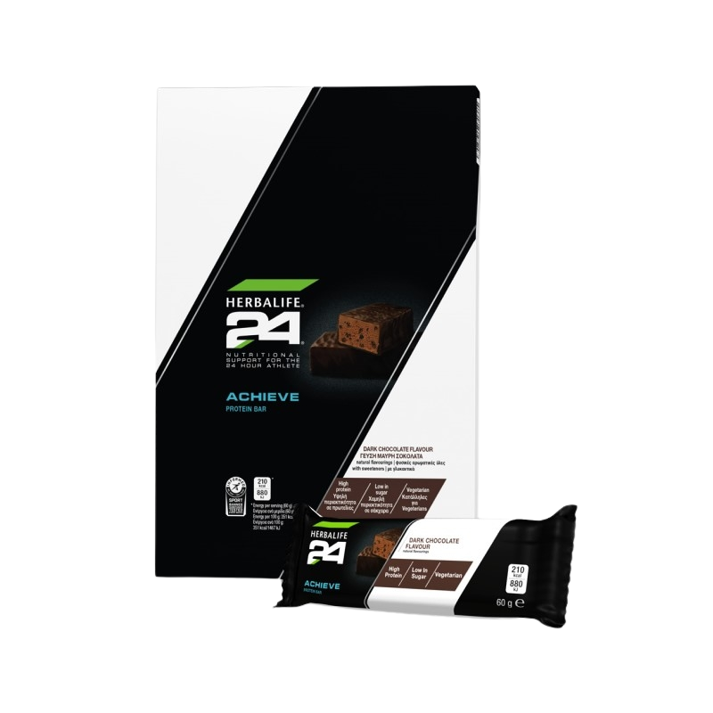 H24 Achieve Protein Bars - Μαύρη Σοκολάτα
