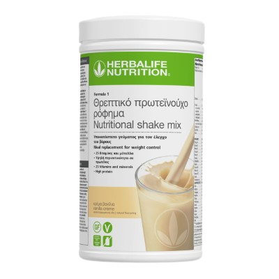 Πρωτεϊνούχο Ρόφημα Formula 1 - Vanilla Crème 550gr