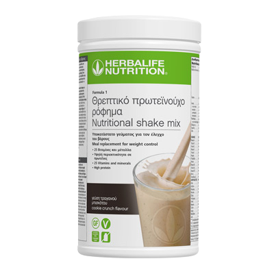 Πρωτεϊνούχο Ρόφημα Formula 1 - Cookie Crunch 550gr