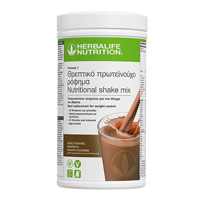 Πρωτεϊνούχο Ρόφημα Formula 1 - Smooth Chocolate 550gr