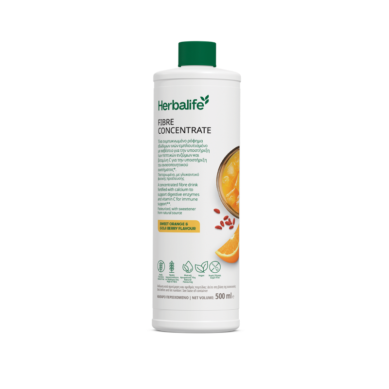 Fibre Concentrate Γευση Sweet Orange & Goji Berry 500 ml