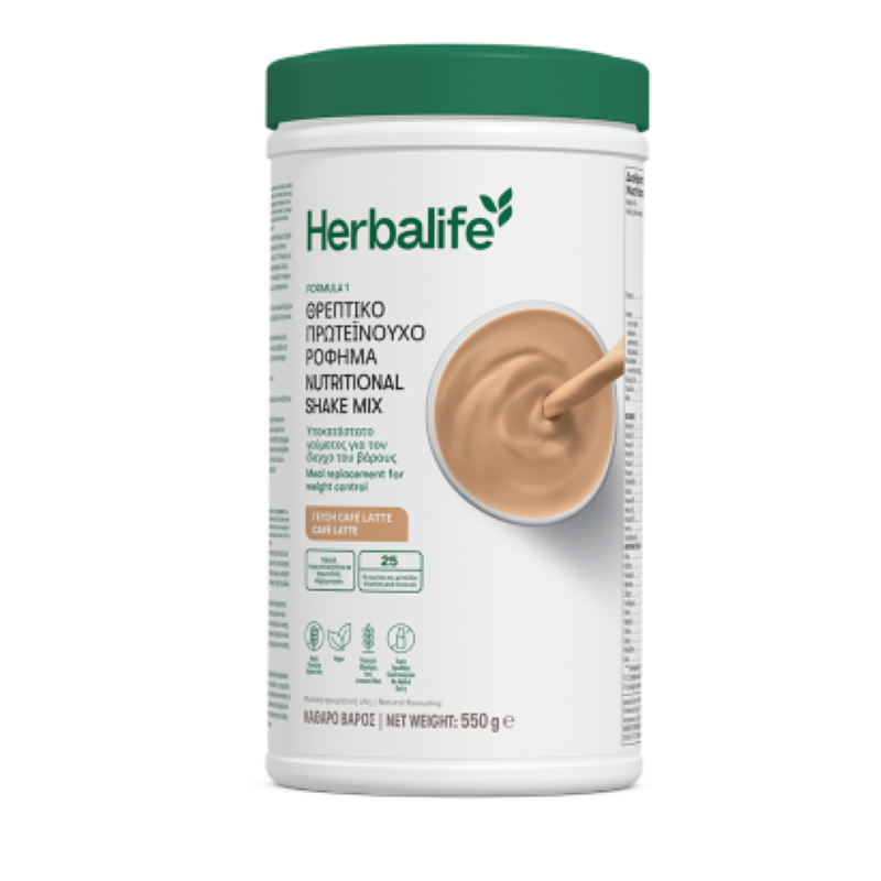 Πρωτεϊνούχο Ρόφημα Formula 1 - Café Latte 550gr