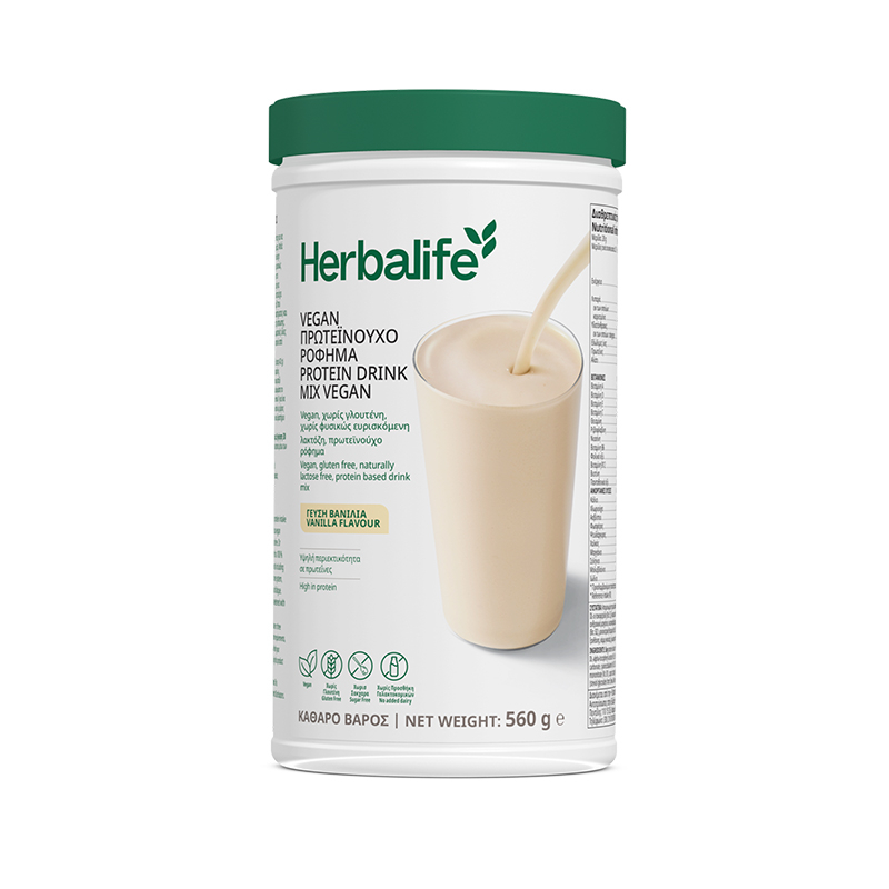 Πρωτεϊνούχο Ρόφημα Βανίλια - PROTEIN DRINK MIX - Vegan